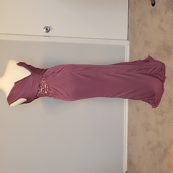 Celebrate DB Studio Mauve Long Dress, Size 4 - Picture 7 of 10